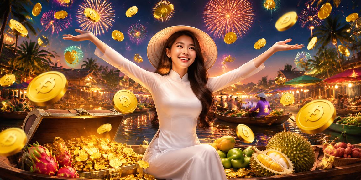 Không khí lễ hội miền Mekong với ứng dụng casino trực tuyến trên điện thoại