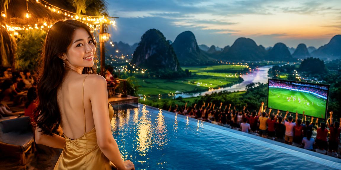 Khung cảnh Ninh Bình với người dùng theo dõi bóng đá và cược thể thao