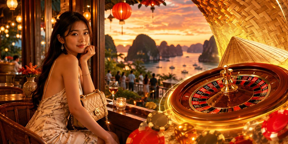 Màn hình rộng mô phỏng khu vực thể thao và casino trong giao diện h5p